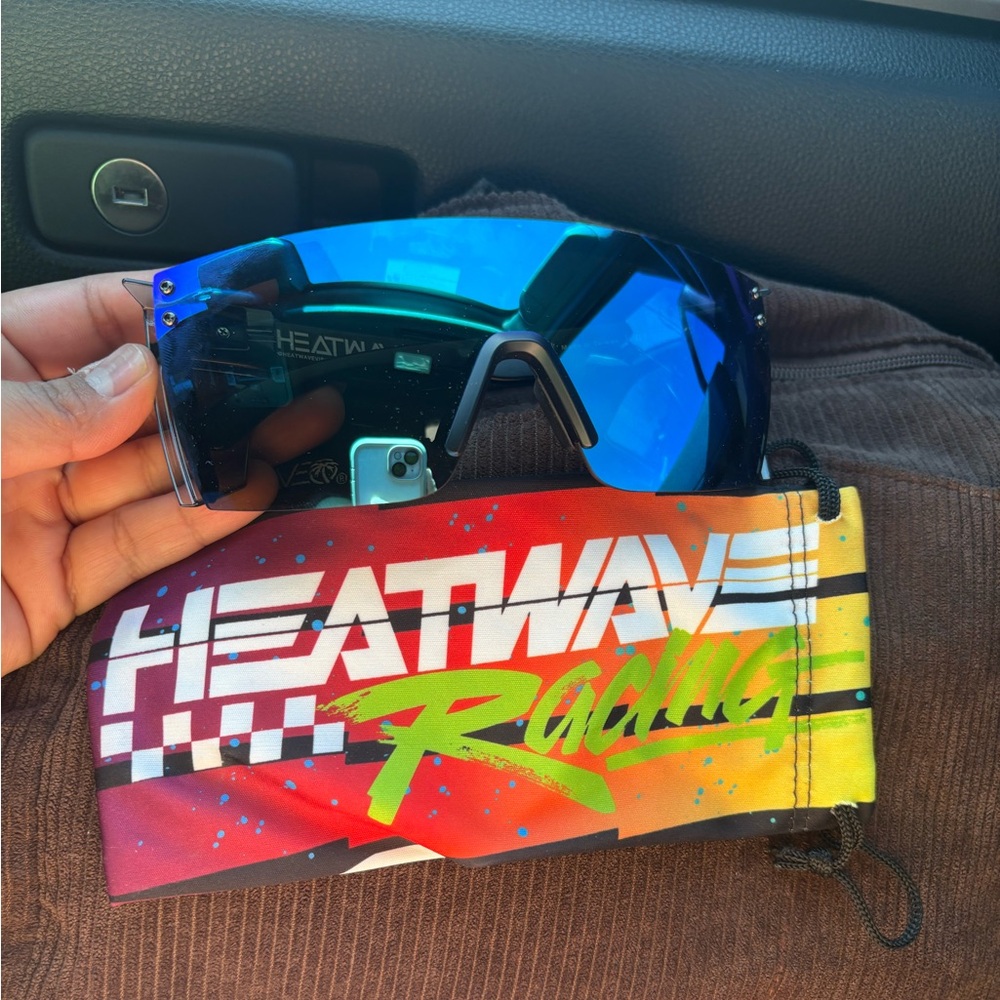 Racing Blue Glasses